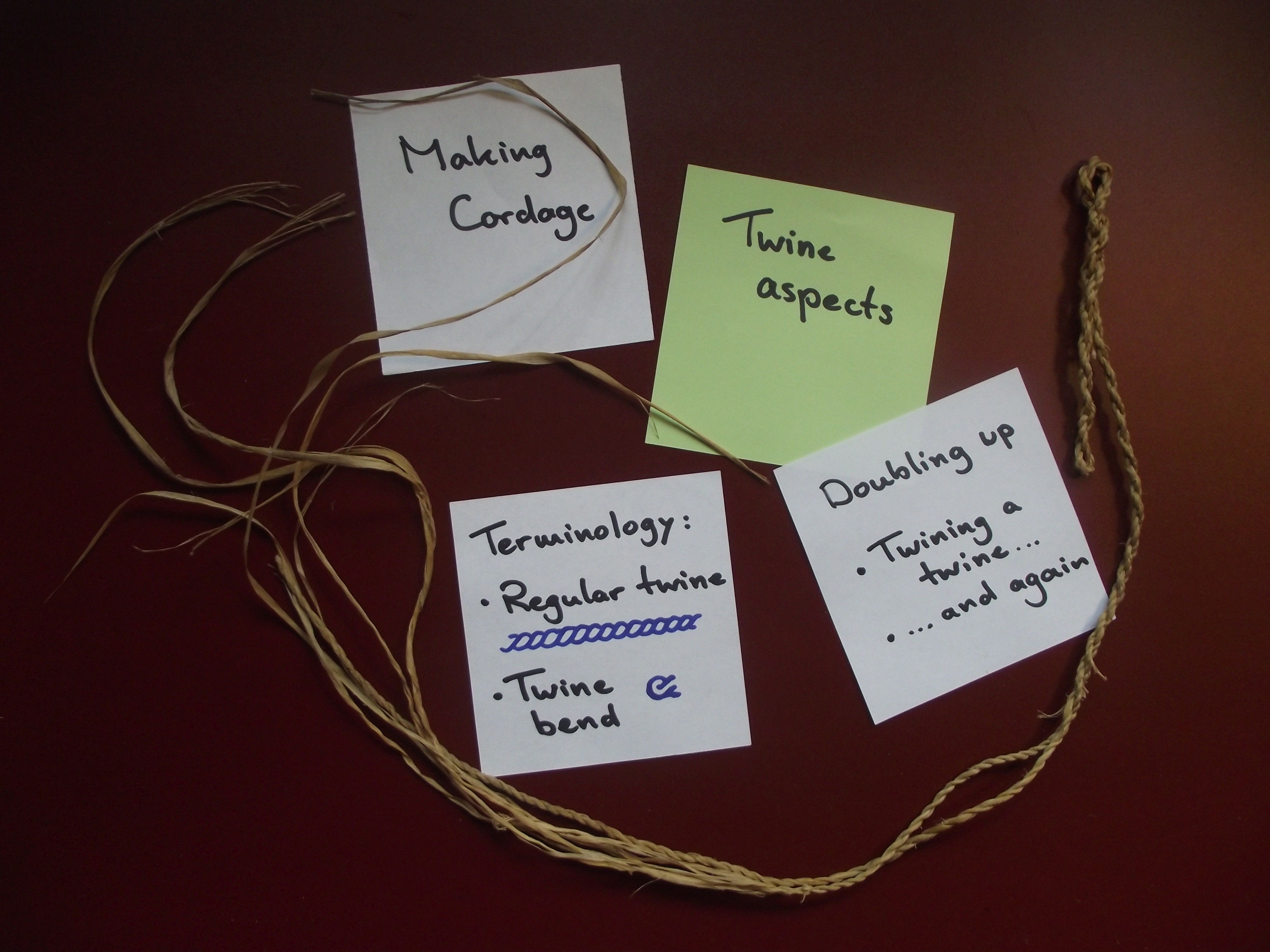 Making Cordage - Twine Aspects